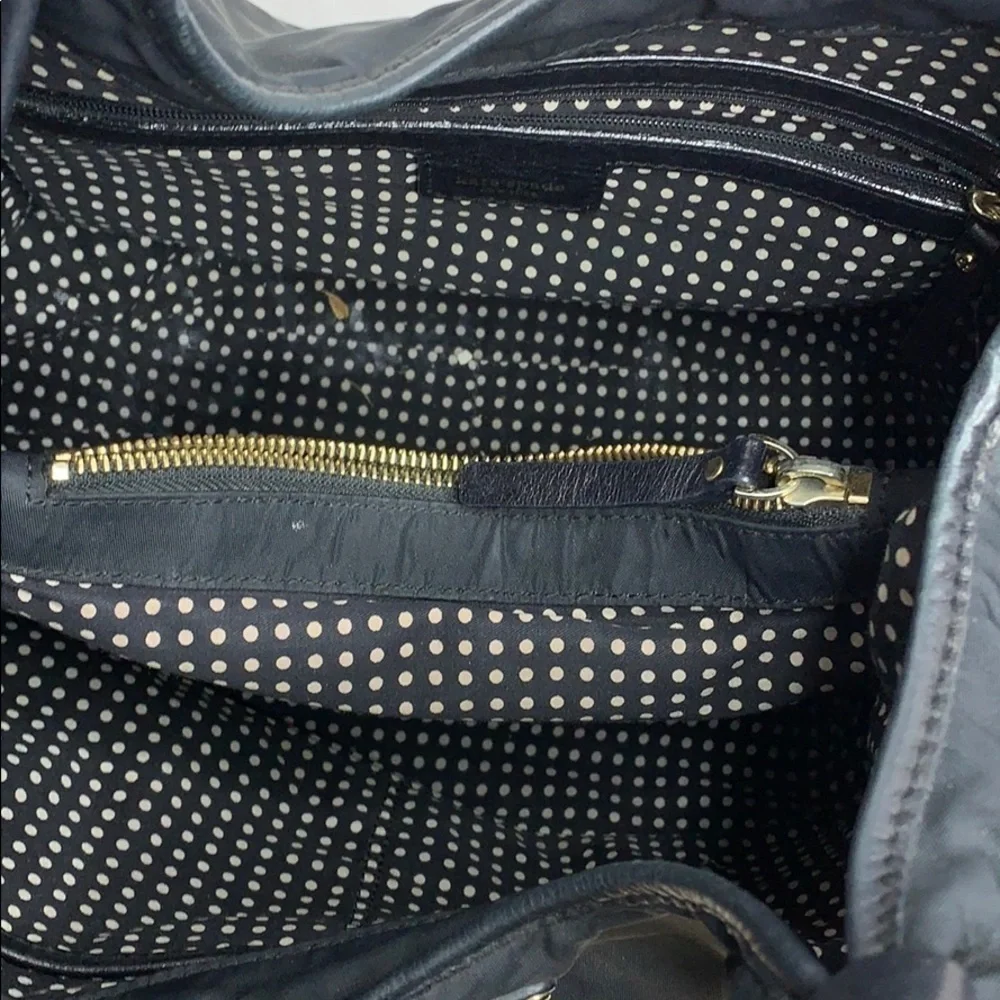 Kate Spade ♠️ signature nylon and leather hobo